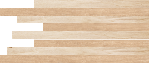 Several horizontal stripes of wood