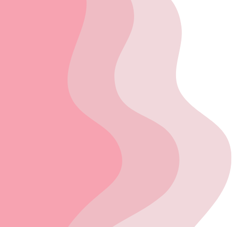 Decorative horizontal light pink waves