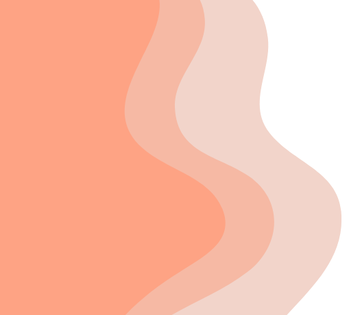 Decorative horizontal light orange waves