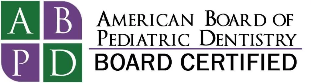 American Board of Pediatric Dentistry Board Certified badge